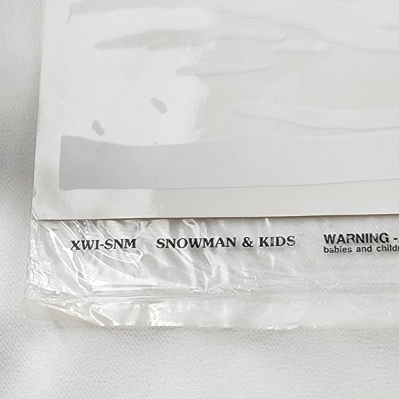 Vintage Christmas Static Cling Window 90s Santa Winter Holiday Decorations Lot - Picture 4 of 8